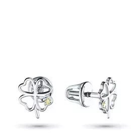 Пусеты из серебра э0612пс04201588