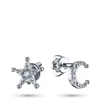 Пусеты из серебра э0612пс04202767