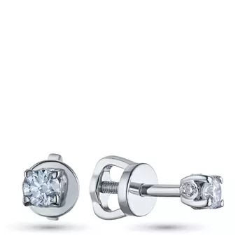 Пусеты из серебра э0612пс05150200_white