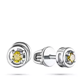 Пусеты из серебра э0612пс05157700