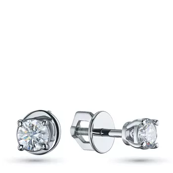 Пусеты из серебра э0612пс05210202_white