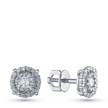 Пусеты из серебра э0612пс09163800_white