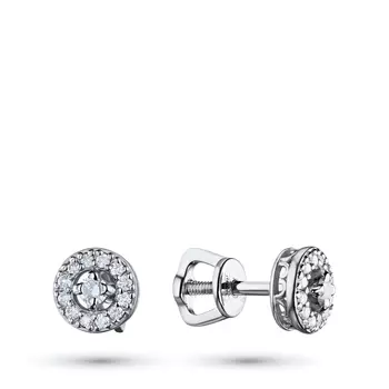 Пусеты из серебра э0612пс10170400_white