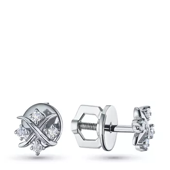 Пусеты из серебра э0612пс11191270_white