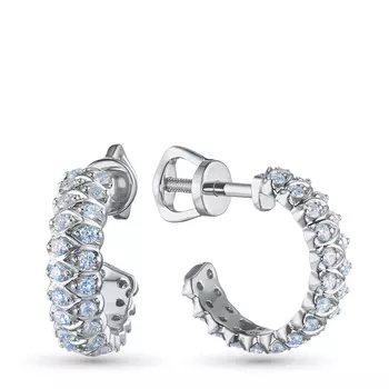 Пусеты из серебра э0612пс12200014