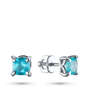 Пусеты из серебра э0679пс03220412