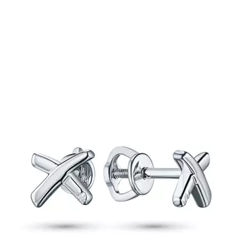 Пусеты из серебра с бриллиантами э0601пс11210108