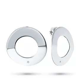 Пусеты из серебра с бриллиантом э0601пс03192400