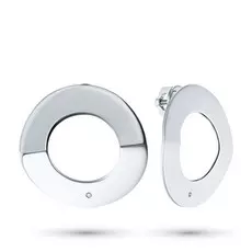 Пусеты из серебра с бриллиантом э0601пс03192400