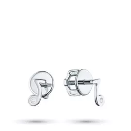 Пусеты из серебра с бриллиантом э0601пс04200825