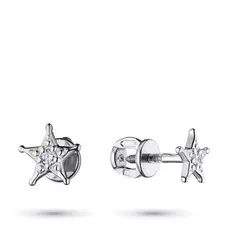 Пусеты из серебра с бриллиантом э0601пс04202792