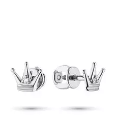 Пусеты из серебра с бриллиантом э0601пс04202795