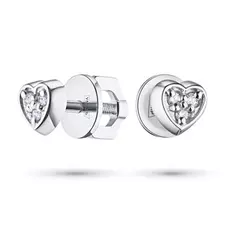 Пусеты из серебра с бриллиантом э0601пс05115100