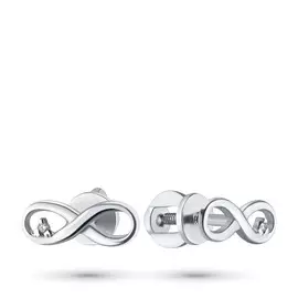 Пусеты из серебра с бриллиантом э0601сг04202331