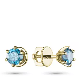 Пусеты из желтого золота э0312пс01160200