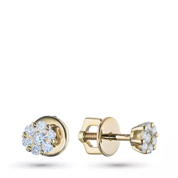 Пусеты из желтого золота э0312пс04152800_white