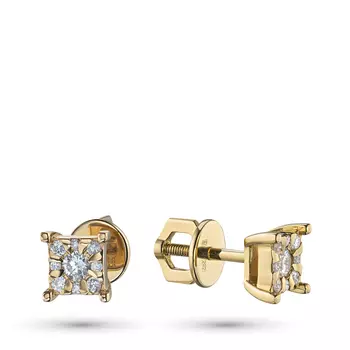 Пусеты из желтого золота э0312пс05210954_white