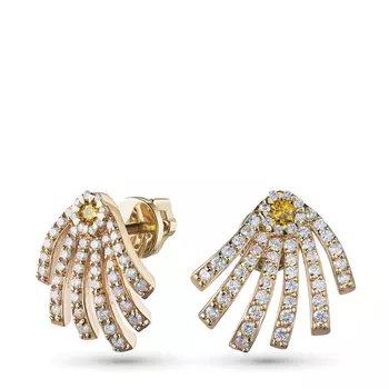 Пусеты из желтого золота э0312пс07240353_white