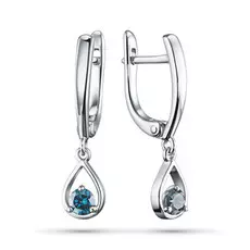 Серьги из белого золота э0912сг04190600