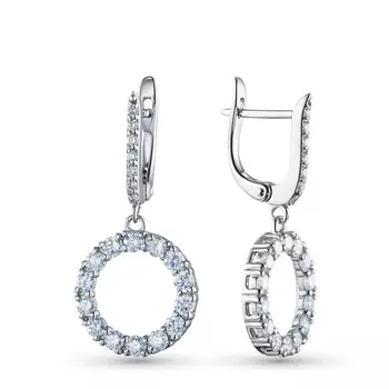 Серьги из белого золота э0912сг04200762_white