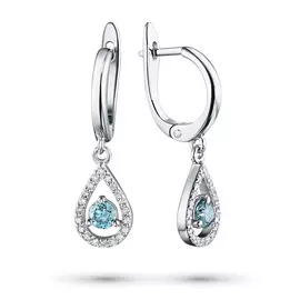 Серьги из белого золота э0912сг06162800