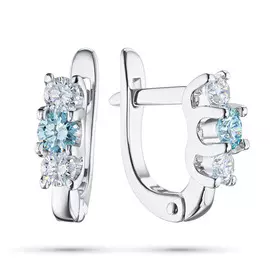 Серьги из белого золота э0912сг07153600