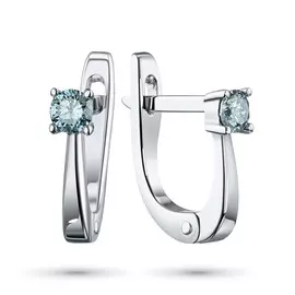 Серьги из белого золота э0912сг07190110