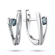 Серьги из белого золота э0912сг07190210