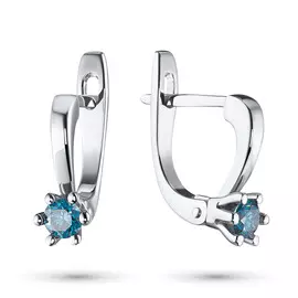 Серьги из белого золота э0912сг07190530