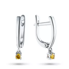 Серьги из белого золота э0912сг11171800_ell