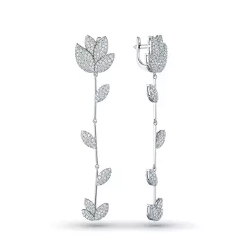 Серьги из белого золота э4012сг06240355_white