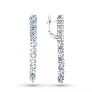 Серьги из белого золота э4712сг01179400