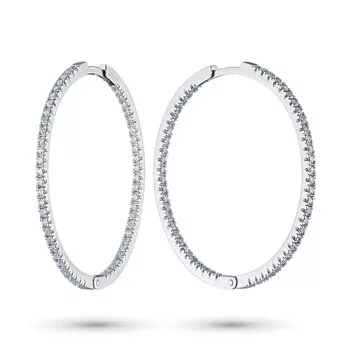 Серьги из белого золота э4712сг03186000