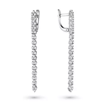 Серьги из белого золота э4712сг03186600