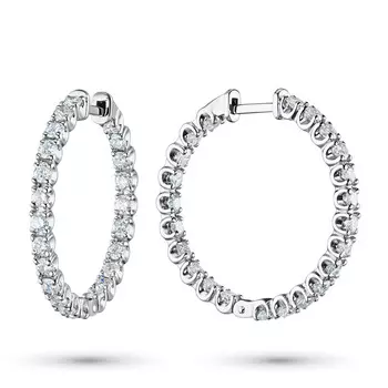 Серьги из белого золота э4712сг03210906