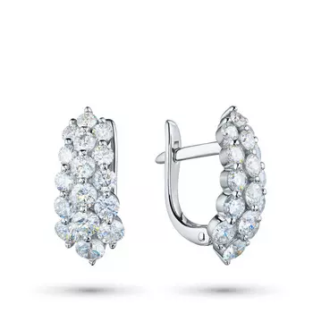 Серьги из белого золота э4712сг04210914
