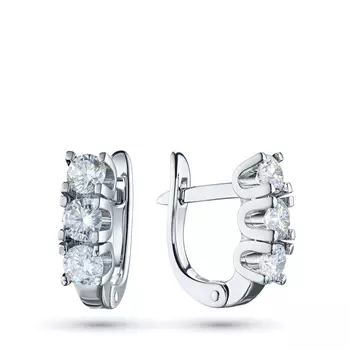 Серьги из белого золота э4712сг04220923