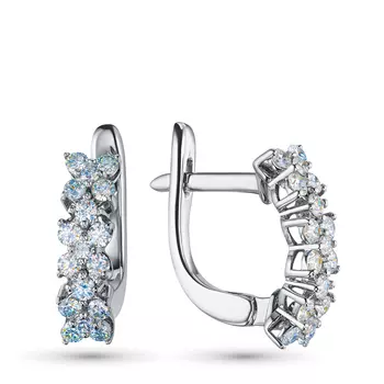 Серьги из белого золота э4712сг05180600
