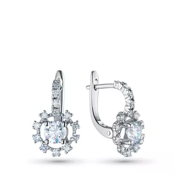 Серьги из белого золота э4712сг06090100_white