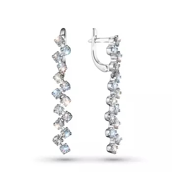 Серьги из белого золота э4712сг08187500