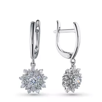 Серьги из белого золота э4712сг09185800_white