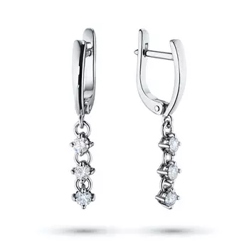 Серьги из белого золота э4712сг10181900