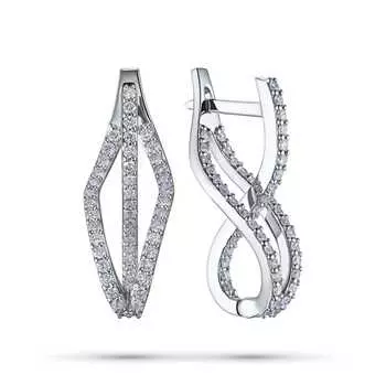 Серьги из белого золота э4712сг10200659_white