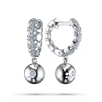 Серьги из белого золота э4712сг10240361_white