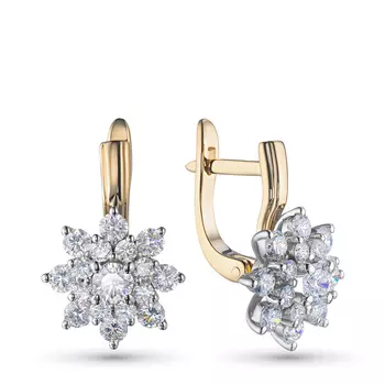 Серьги из белого золота э4812сг09160400_white