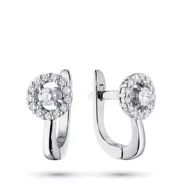Серьги из белого золота с бриллиантами э0901сг04202642