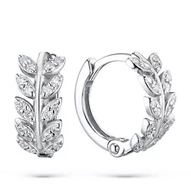 Серьги из белого золота с бриллиантами э0901сг04210523