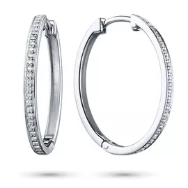 Серьги из белого золота с бриллиантами э0901сг06210116