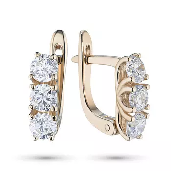 Серьги из красного золота э0212сг04164000_white