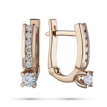 Серьги из красного золота э0212сг05090500_white